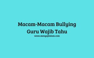 macam-macam bullying