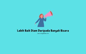 hadits lebih baik diam daripada banyak bicara