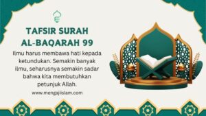 Tafsir Surah Al-Baqarah Ayat 99